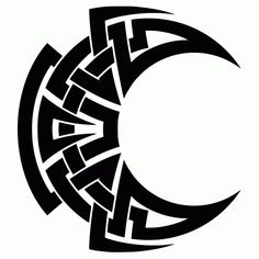 an abstract black and white design with the letter c in it's center circle