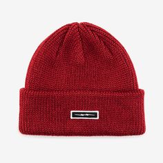 Thick Cuff Red Beanie Headwear Cap cuffed heavy weight fleece lined Electric logo Affordable Red Winter Beanie, Cheap Warm Red Beanie, Cheap Red Cotton Beanie, Red Beanie, Snow Goggles, Winter Sport, Cool Hats, In The Winter, Winter Months