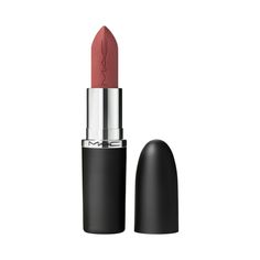 Our iconic Matte Lipstick has been maxed out to give lips more with a silky-matte finish and good-for-lips formula that looks richer, feels better and lasts longer. Get more colour with full-coverage, pigment-rich payoff in our widest range of Artist-approved shades. Get more comfort with a creamy blend of coconut oil, organic shea butter and [organic] cocoa butter that conditions and nourishes lips. Get more care with instant and eight-hour moisture. Get more longwear with 12 hours of non-fadin Velvet Teddy Mac, Mac Velvet Teddy, Batons Matte, Velvet Teddy, How To Look Rich, Lipstick Case, Organic Shea Butter, Make Up Your Mind, Velvet Matte