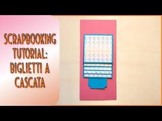 an image of a paper craft with the words scrapbooking in spanish and english