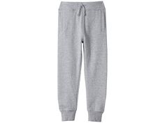 #4kids Essential Fleece Joggers (Little Kids/Big Kids) - Kid's Clothing : Heather Grey : With a relaxed fit and lightweight fleece fabrication, the unisex #4k!ds Essential Fleece Joggers are a great year-round basic that're anything but ordinary. The easy pull-on jogger pants are featured in a solid colorway, complete with a drawstring waist, welted hand pockets at each side and cuffed ankles for simple style with lots of versatility. 60% cotton, 40% polyester. Machine wash cold, tumble dry low. Grey Sweatpants, Fleece Joggers, Sweat Pants, 4 Kids, Jogger Pants, Big Kids, Simple Style, Drawstring Waist