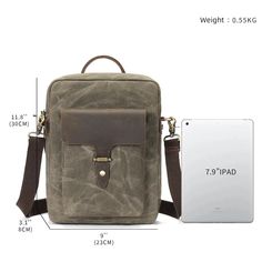 Waxed Canvas Messenger Bag Crossbody Outdoor Canvas Shoulder Bag, Canvas Shoulder Bag With Canvas Lining For Outdoor Activities, Canvas Shoulder Bag With Waxed Finish For Outdoor, Canvas Shoulder Bag Satchel For Outdoor Activities, Canvas Shoulder Bag For Outdoor Activities, Large Capacity Canvas Satchel For Outdoor Activities, Large Capacity Leather Canvas Bag For Outdoor, Practical Canvas Shoulder Bag For Outdoor Activities, Waxed Finish Canvas Shoulder Bag For Outdoors