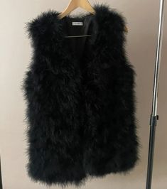 Black fur Vest / Sleeveless Jacket  size can fits M/L/XL Very good condition Sleeveless Fur Coat With Faux Fur Trim, Sleeveless Faux Fur Coat With Fur Trim, Sleeveless Faux Fur Vest For Fall, Sleeveless Faux Fur Coat, Sleeveless Fur Coat With Faux Fur Lining For Fall, Sleeveless Mink Outerwear With Faux Fur Lining, Sleeveless Mink Outerwear For Winter, Sleeveless Faux Fur Coat For Fall, Sleeveless Faux Fur Outerwear