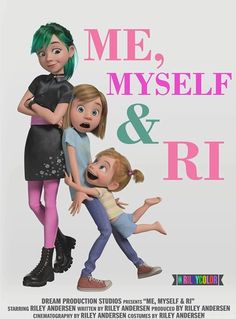 the poster for me, myself and ri shows two girls with their arms around each other