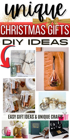 the ultimate unique christmas gifts diy ideas for under $ 5, including gift tags and unique crafts