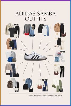 Here are 15 outfits to show you how to style Adidas Samba sneakers. From dressy to casual, there are endless ways to style these sneakers. Style Adidas Samba, Samba Adidas Outfit, Adidas Samba Outfits, Samba Outfits, Looks Adidas, How To Have Style, Penny Pincher Fashion, Adidas Samba Outfit, Trainers Outfit