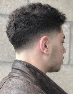 Texture Fade Haircut, Sharp Fade Haircut, Wavy Hair Men Haircut Fade, Temple Fade Haircut Men, Mid Drop Fade Wavy Textured Fringe, Temple Fade Curly Hair, Bust Fade Haircut, Textured Fade Haircut For Men, Low Fade Wavy Hair