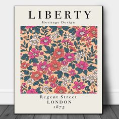 Liberty Art Print poster Regent Street London, London Art Print, History Posters, Regent Street, London Print, Liberty Print, London Art, Liberty Of London, Drawing Prints