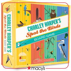 the board game charlie harper's spot the birds