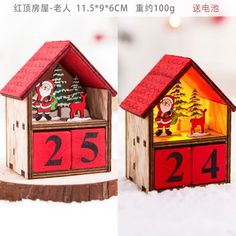 Origin: Mainland ChinaCN: GuangdongMaterial: WoodTheme Pattern: HOUSEModel Number: Christmas decoris_customized: NoItem: Christmas Advent CalendarsMaterial: woodFeature: with LED lightsoccasion: Xmas decorations for homenavidad decoracion: kerst decoratie