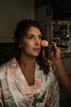 A natural yet glowy bridal makeup look for our Fall Long Island bride. Glowy Bridal Makeup, Fall Makeup Tutorial