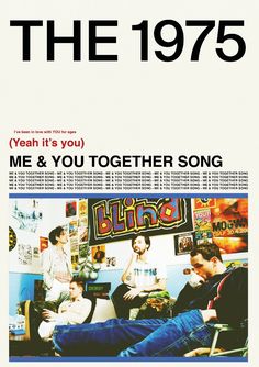 an advertisement for the 1970s album me & you together song, with three men sitting in a room