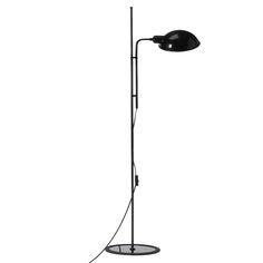 Funiculí Floor Lamp: Black Black Floor Lamp, Contemporary Lighting, The 1970s, Modernism, Floor Lights, Lighting Design, Wall Lamp, Metal Working, Led Bulb