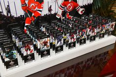 the hockey cards are on display for fans to see them in their own home state