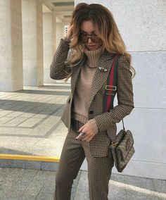 Manhattan Fashion, Chic Fall Outfits, Cute Fall Outfits, Formal Outfit, Professional Outfits, Suit Fashion