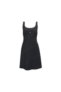 Chanel Black Dress CC Logo 1997 38 | Tokyo Roses Vintage Elegant Fitted Sleeveless Tennis Dress, Classic Black Sleeveless Summer Dress, Classic Fitted Summer Tennis Dress, Classic Black Sleeveless Dress For Summer, Classic Fitted Tennis Dress For Summer, Chanel Black Dress, 90s Chanel, Chanel Dress, Chanel Mini