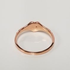 "Thanks for shopping our vintage estate store. We tend to sell well below wholesale and truly hope you enjoy all of our items. Many of the items are one of a kind, so please enjoy scrolling through the pictures and hopefully something will catch your eye. Black spots are from reflections. Estate 14k yellow or rose gold heart diamond ring. Beautiful ring, one that you will love. Color: Yellow or Rose Gold please select the color Ring size: 3 or 5 Setting: 6mm 1/4\" Band width: 1.2mm Weight: 1.25 Heirloom Oval Heart Promise Ring, Classic Rose Gold Heart Ring For Anniversary, Heirloom Heart Ring With Oval Shape, Heirloom Heart Promise Ring, Vintage Birthstone Ring With Bezel Setting As Gift, Classic Oval Heart Ring For Anniversary, Classic Heart Ring For Promise Occasion, Rose Gold 14k Stamped Signet Promise Ring, Rose Gold Promise Ring Stamped 14k