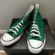 Brand New Converse Never Worn Before Different Color Converse, Mens Converse, Men's Converse, Shoes Converse, New Converse, Converse Shoes, Mens Shoes Sneakers, Green Color