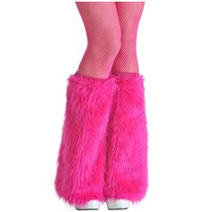 Got the perfect costume but not sure what to wear with it, these Pink Furry Boot Covers may be just the thing. These faux fur boot covers have elastic tops to keep them in place while dancing the night away and are fully lined inside to keep your legs safe and warm. Fluffy Pink Outfit, Pink Fluffy Leg Warmers, Care Bears Costumes, Jinx Costume, Pink Fur Boots, Wolf Fursuit, Fur Boot Covers, Fairytale Costumes, Cheshire Cat Costume