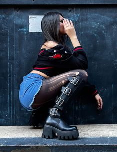 Platform Knee High Boots, Creeper Boots, Orion's Belt, Platform Creepers, Skull Accessories, Chunky Sandals, Chunky Platform, Boots Knee, Chunky Boots