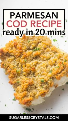 parmesan cob recipe ready in 20 mins with text overlay that reads parmesan cob recipe ready in 20 mins