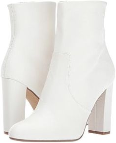 Product Reviews, White Leather, Steve Madden, Bootie, Heeled Boots, Ankle Boot, Collage, Heels, Boots