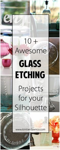 glass etching projects for your silhouette