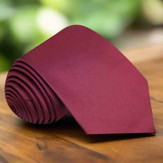 Ruby Red Wine Solid Necktie Classic Neckwear For Gifts, Classic Red Neckwear With Ties, Red Adjustable Standard Tie, Classic Red Suit And Tie Accessories, Classic Red Standard Tie, Red Adjustable Tie For Formal Occasions, Classic Red Adjustable Tie, Classic Adjustable Red Suit And Tie Accessories, Red Adjustable Formal Ties