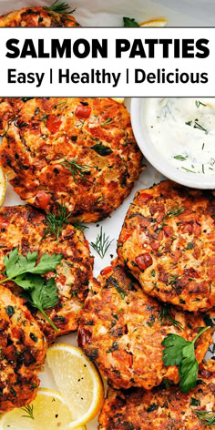 Salmon patties recipe. Simple Salmon Patties Recipe, Leftover Salmon Recipes, Leftover Salmon, Salmon Patties Recipe, Fit Foodie Finds, Jo Cooks, Fresh Salmon