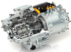 an engine is shown on a white background