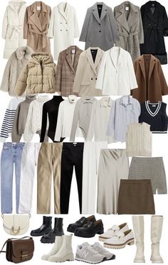 Capsule Wardrobe Casual, Capsule Wardrobe Women, Classy Winter Outfits, Fashion Capsule Wardrobe, Winter Capsule, Winter Capsule Wardrobe, Clothes And Shoes, Everyday Fashion Outfits