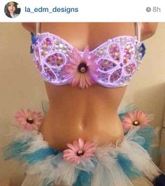 El Wire Clothing, Edc Las Vegas Outfits, Diy Bras, Outfit Themes, Rave Bras, Rave Girls, Rave Babe, Diy Bra, Edm Outfits