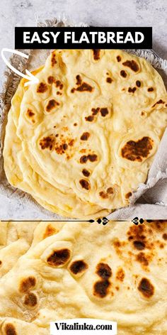 how to make flatbread bread in the oven with instructions for making flatbreads