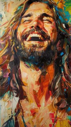 Amén a dios Bible Painting Ideas, Tap Wallpaper, Bible Tips, Be A Good Listener, Jesus Laughing, Jesus Love Images, Jesus Art Drawing, God Painting, A Good Listener