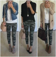 Camo Jeans Outfit, Camo Jeans, Outfit Jeans, Camo Pants, Primavera Estate, Jean Outfits