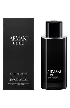 What it is: A new compelling and vibrant intensity, ARMANI CODE Eau de Parfum is an ambery spicy men's cologne encapsulated in the iconic refillable ARMANI CODE bottle.Fragrance story: A long-lasting fougère ambery spicy men's fragrance that opens with a faceted freshness with notes of green mandarin and unfolds into a spicy and woody heart of nutmeg essence. A masculine sensuality emerges from the fragrance's base through a rich and warm tonka bean absolute. Style: Warm and spicy.Notes:- Top: g Armani Cologne, Armani Code Parfum, Perfume Armani, Armani Parfum, Giorgio Armani Code, Armani Fragrance, Calabria Italy, Armani Code, Key Notes