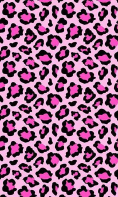 a pink and black leopard print background