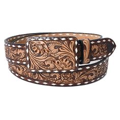 PRICES MAY VARY. ✔ HIGH QUALITY MATERIAL: This is the American Darling western belt that is made with high-quality hand-crafted stylish hand-tooled genuine leather and full-grain vegetable-tanned Cowhide genuine leather handpicked from some of the best tanneries in the world. This leather belt ages beautifully as you use it. The color of our unisex western Belt is Brown and available in X-large sizes. ✔ TOOLING-: The Western leather belts for men and women feature a detailed hand-t Classic Hand Tooled Belt Buckles For Western-themed Events, Western Antique Belt Buckles In Rectangular Shape, Western Antique Rectangular Belt Buckle, Western Style Rectangular Antique Belt Buckle, Hand-tooled Brown Belt Buckles For Western-themed Events, Engraved Brown Belt Buckles For Western-themed Events, Custom Engraved Brown Belts, Custom Brown Engraved Belts, Rectangular Antique Brown Belt Buckles