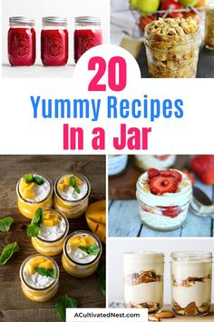 the top 20 yummy recipes in a jar