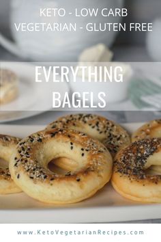 bagels with everything seasoning Everything Bagels Recipe, Bagel Calories, Keto Everything, Everything Seasoning, Keto Flour, Everything Bagels, Bagels Recipe, Fat Head Dough, Low Carb Bagels