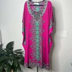 Reposhing This Item I Purchased From @Jklingenschmitt. Loved It, But Would Like A Longer Version. For Reference I’m 5’4 And It Was A Little Past My Knee. Still Nwt. Questions? Leave A Comment Below! Casual Pink Long Sleeve Kaftan, Casual Long Sleeve Pink Kaftan, Casual Pink Free Size Kaftan, Kimono With Dress, White Kaftan, Kaftan Gown, Short Kaftan, Dubai Style, Kaftan Maxi Dress