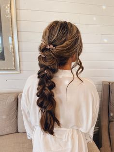 Wedding Hair Trends, Cute Prom Hairstyles, Wedding Braids, Braided Prom Hair, Hoco Hairstyles, Dance Hairstyles, Prom Hairstyles For Long Hair, Wedding Hair Inspiration