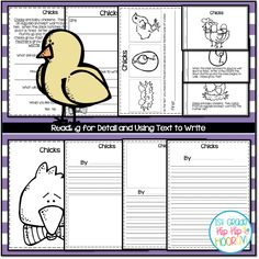 a printable worksheet for reading and writing about the letter f with pictures of birds