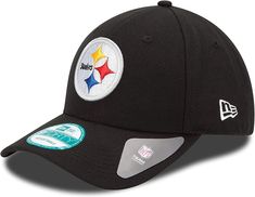 PRICES MAY VARY. Officially licensed NFL product COMFORTABLE FIT: The adjustable velcro closure allows for a customizable fit for most head sizes from youth sizes 8-20 DURABLE CONSTRUCTION: Made of sturdy yet flexible fabric with reinforced stitching to maintain shape wash after wash. VERSATILE STYLE: Pair this hat with your favorite team jersey or casual outfit for sports games, practices, or everyday wear to show off your fandom. This adjustable snapback hat from New Era is perfect for any you Conference Logo, New Era Logo, Steelers Fan, Steel City, Nfl Fans, Black Hat, Curves Workout, Pittsburgh Steelers, New England Patriots