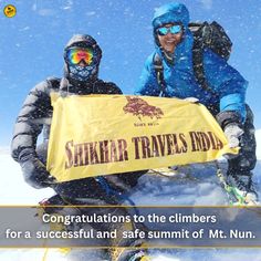 Mt. Nun Expedition Indian Himalayas, Climbing, The Globe