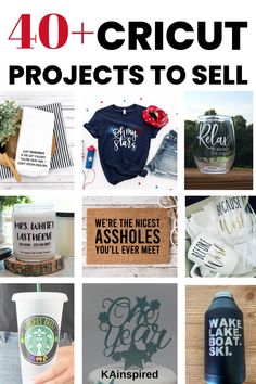 CRICUT PROJECTS TO SELL ONLINE Crafts You Can Make With A Cricut, Cricut Swag Ideas, Diy Ideas To Make Money, Cricut Projects To Sell Dollar Stores, Cricut Ideas To Sell Projects, Vinyl Items To Sell At Craft Fair, Top Cricut Projects To Sell, Cricut Projects That Sell Well, Trending Cricut Projects To Sell