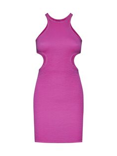 Dress from Reina OlgaComposition: Synthetic->polyamide, 96% Synthetic->elastane, 4% Pink Bodycon Dress In Elastane, Cutout Stretch Dresses Made Of Elastane, Stretch Elastane Dresses With Cutout, Stretch Elastane Dresses With Cutout Details, Stretch Cutout Elastane Dresses, Stretch Elastane Cutout Dress, Stretch Elastane Bodycon Dress With Cutout, Knee-length Stretch Dress With Cutout, Knee-length Stretch Dress With Cutout Details