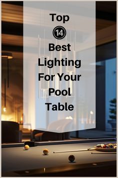 Discover the best lighting options to illuminate your pool table in style! Whether you're looking for a modern, sleek design or a more traditional fixture, these light fixtures will elevate your pool table room. Check out our blog for more pool table room ideas and lighting inspiration. #lightfixtures #pooltable #Scandinaviandesign #homedecor Round Light Over Pool Table, Cozy Pool Table Room, Pool Table Lighting Ideas Basement, Modern Pool Table Lighting, Modern Pool Table Room, Billiard Room Ideas Interior Design, Modern Billiard Room, Table Room Ideas