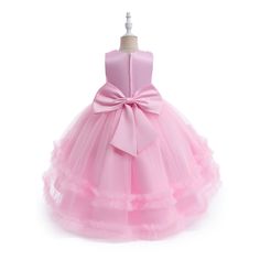 This Dress is fashionable for every occasion. the dress is made-to-order by professional tailors. You can choose from 50 colors, Regular sizes 2 to 16 and plus sizes 14w to 26W. Custom size is also available. Pink Tutu Dress For Kids, Pink Princess Dress For First Birthday, Pink Princess Tutu Dress With Floral Applique, Pink Ruffled Princess Dress For First Birthday, Pink Princess Dress Toddler, Princess Flower Girl Dresses, Princess Flower, Tulle Flower Girl, Tulle Flowers