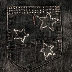 Bedazzled Jeans, Pretty Star, Look At The Stars, Sirius Black, Star Jeans, Love Stars, Star Girl, Star Shape, My Vibe